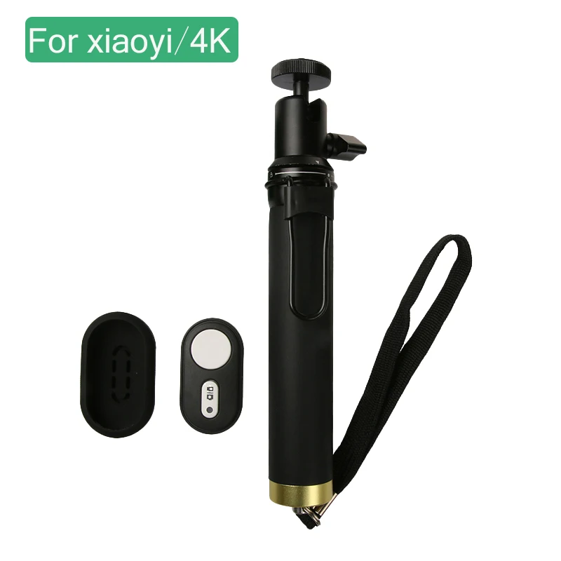 

RuigPro Bluetooth Remote Control Handheld monopod Tripod Selfie Stick for Xiaomi YI xiao yi 4k 2 Camera accessories