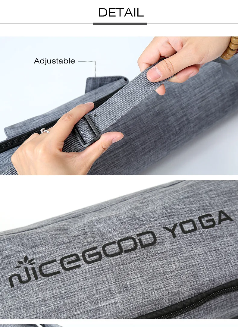 Saco de yoga duplo zíper à prova