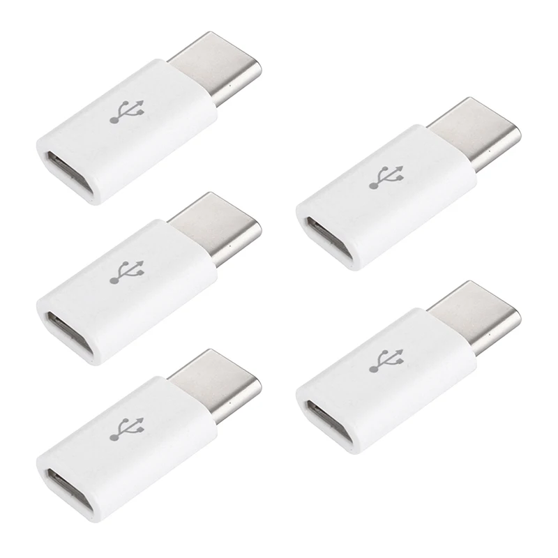 5/1 قطعة الهاتف المحمول محول المصغّر USB إلى USB C محول سلك Microusb موصل لهواوي Xiaomi سامسونج غالاكسي A7 محول USB نوع C