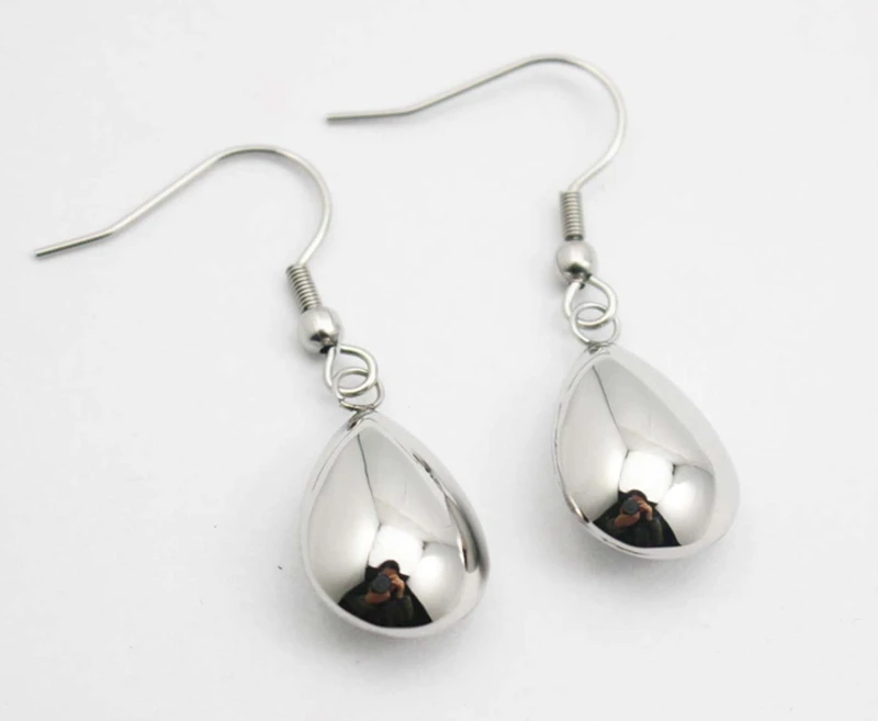 

Charming Water Drop Earrings 316l Stainless Steel Solid Pendant Drop Earrings Jewelry Earrings Free Shipping