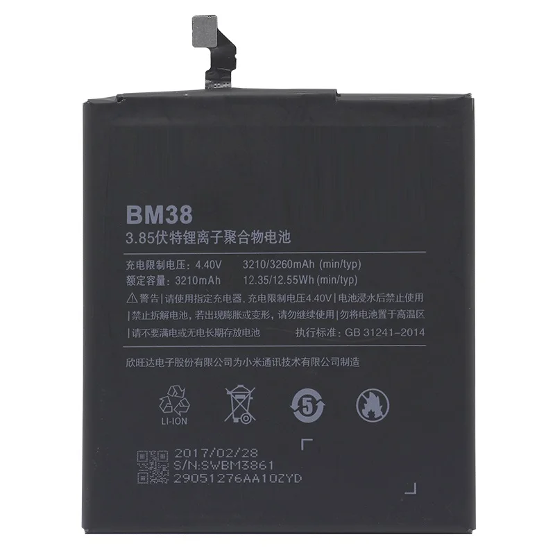 Xiao-Mi-Original-BM38-Battery-Real-For-Xiaomi-Mi-4S-Redmi-Phone-battery-High-Capacity-High