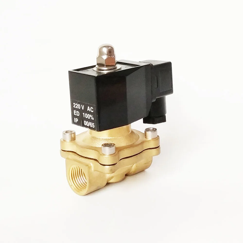 

water solenoid valve 2W series 2W250-25 1 inch brass body normally closed