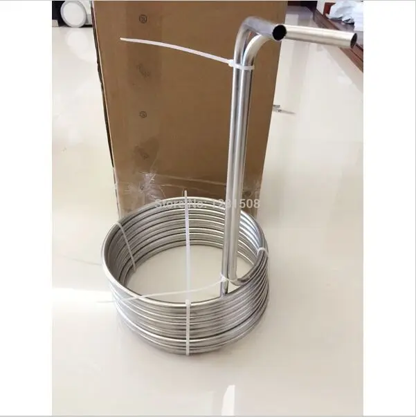 

Super Efficient 3/8" x 25' food grade 304 stainless steel Wort Chiller beer cooling coil or malt juice cooler for homebrew