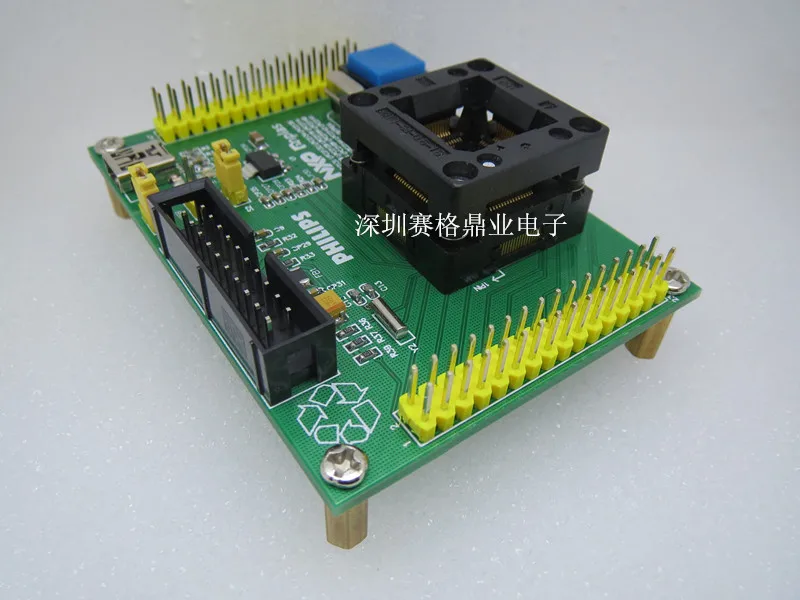 Оригинальный NXP IC тестовое сиденье LPC2131 LPC2132 горящая программа LPC2134 LPC2136 LQFP64 гнездо