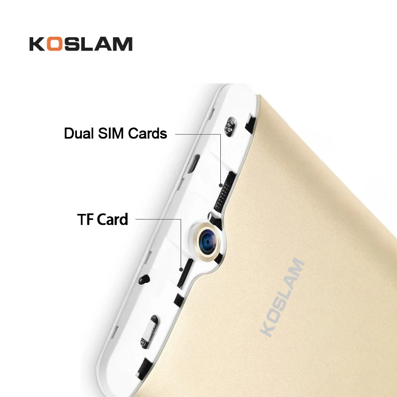 Планшетный ПК KOSLAM 7 дюймов Android 0 четырёхъядерный процессор MTK 1 ГБ ОЗУ 8 Гб ПЗУ две