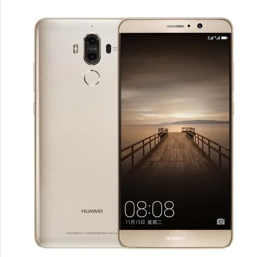 best huawei cell phone International Firmware HuaWei Mate 9 4G LTE Cell Phone Kirin 960 Android 7.0 5.9" FHD 1920X1080 6GB RAM 128GB ROM 20.0MP NFC latest cellphone of huawei