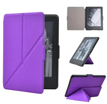 

gligle Folio Stand Smart Cover Case for Amazon Kindle Paperwhite 1/2/3th E-reader PU Transformers Case