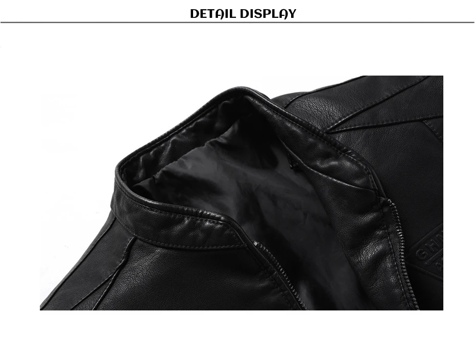 men leather coat