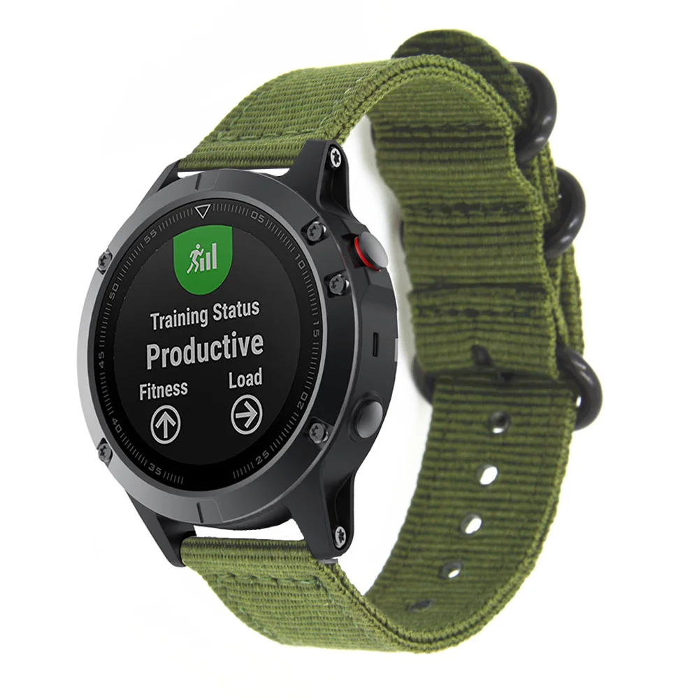 Модный Цветной тканый нейлоновый браслет для Garmin Fenix 5 X5S ремешок часов фитнес