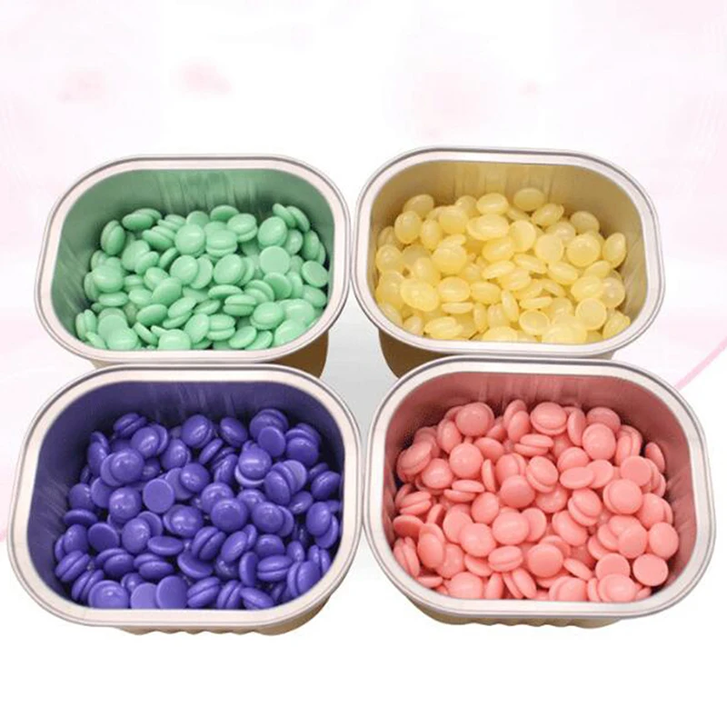 Professional  Melting Wax Bowl Film Hard Wax Pellet Waxing Hair Removal Bean Bowl Aluminum foil Material 5.3*7.7cm/2.09