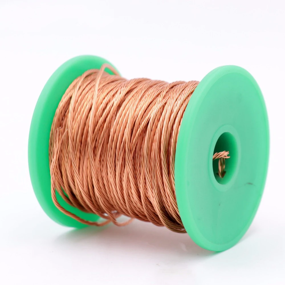 

Twisted OFC Painted Wire Hifi Audio Speaker Inductor Coil Wire Cable 7 Strandsx0.5mm