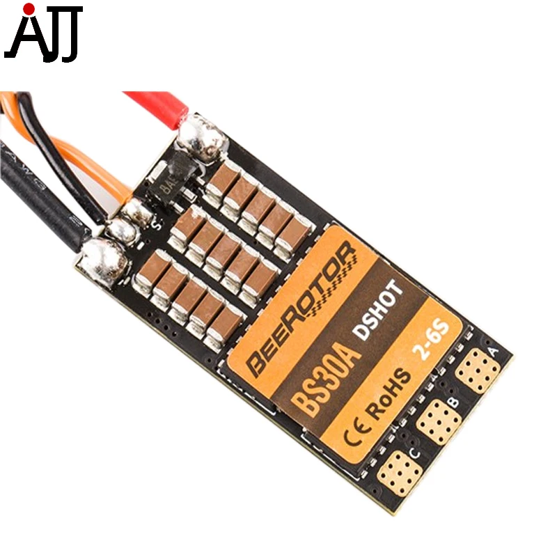 

BeeRotor 30A ESC OneShot DSHOT BLHeli_S MultiShot 2-6S Speed Controller BS30A