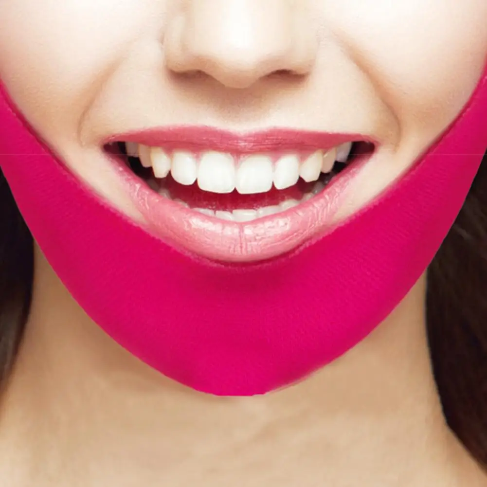 V Shape Lifting Facial Mask Face Slim Chin Check Neck Lift Peel-off Mask V Shaper Facial Slimming Bandage Mask Skin Care