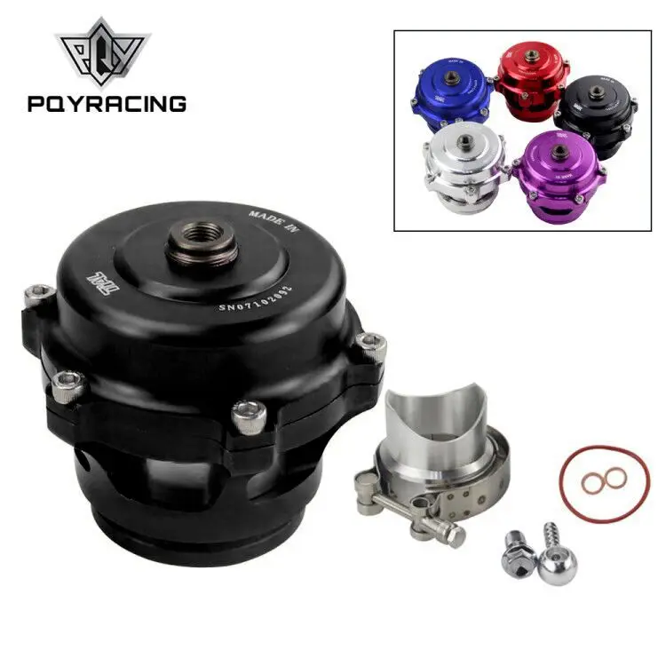 Дешево Универсальный Jdm 50 мм V группы предохранительный клапан BOV Q Typer w сваренный алюминиевый фланец с логотипом PQY5765