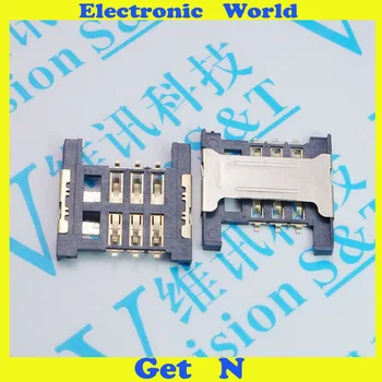 

20pcs SIM Card Holder 6Pins Connector For GPS MP4 MP5 Phone