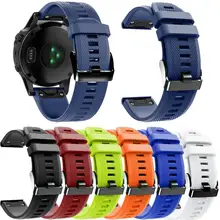 Luxury Replacement TPU Wristwatch on for Garmin Fenix 5X / 5X Plus / 3 / 3 HR Watch Strap Bands Smartwatch Buckle Wrist Band