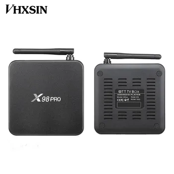 

VHXSIN 20 PCS/LOT X98 PRO Android 7.1 Smart TV Box 3GB/32GB 2GB/16GB Metal Case