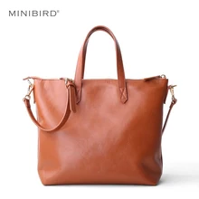 Женская Повседневная Сумка-тоут, роскошная сумка из натуральной кожи Cownhide, женская сумка на плечо на молнии, Женская вместительная сумка для покупок