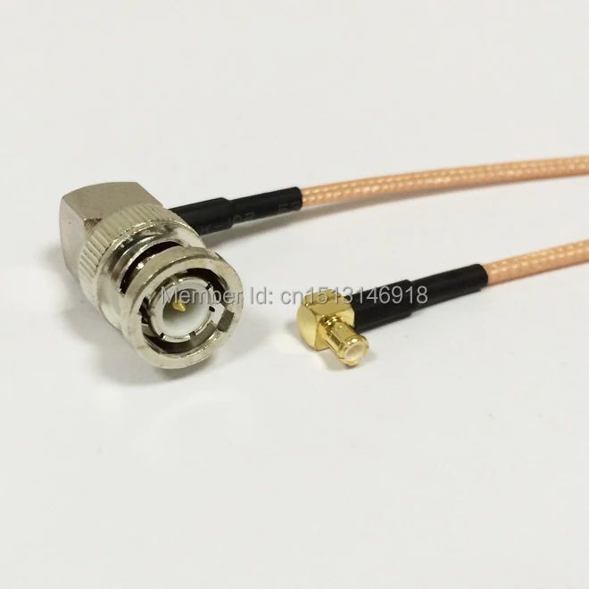 

New BNC Male Right Angle Switch MCX Male Plug 90-degree RG316 cable adapter 15CM/30CM/50CM/100CM wholesale price