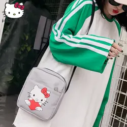 Hello рюкзак «Котенок» плеча Новый модный стиль для девочек сумки Холст Малый Посланник Детская школьная плюшевый Кошелек