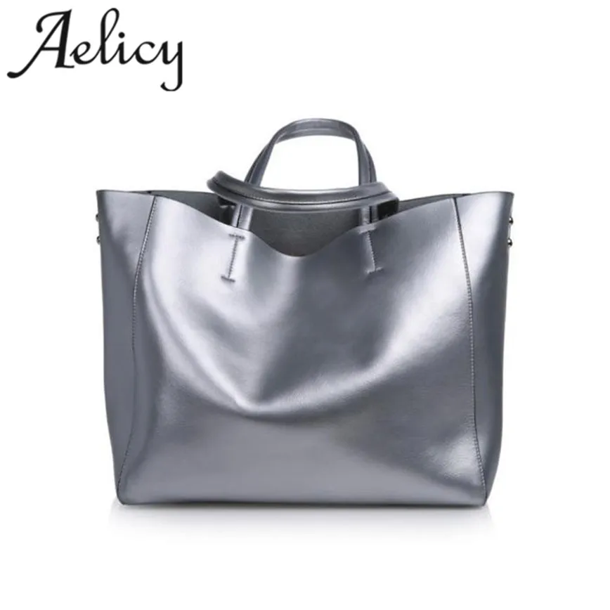 

Aelicy Luxury Genuine Leather Handbag Women Large Capacity Soft Cow Leather Totes Bag For Shopping Female Messager Bag S23