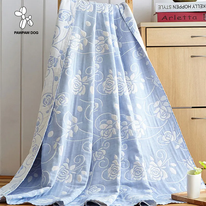 

Cotton Blankets and Bedspreads For Beds Mantas Cobertor Flower Plaids on the Sofa Summer Aircondition Blanket Throw Blankets