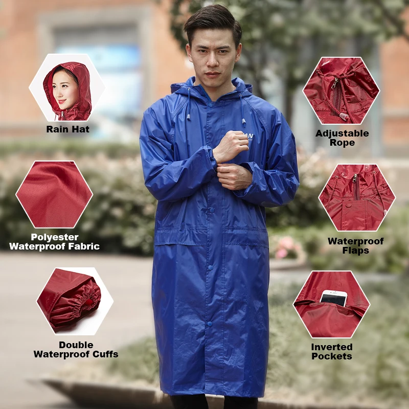 Buy QIAN Impermeable Raincoat Women/Men Waterproof
