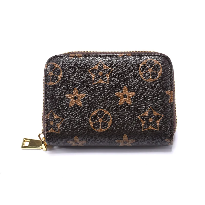 

Accord card package women's retro coin purse multi-function card men's zipper card holder women purse