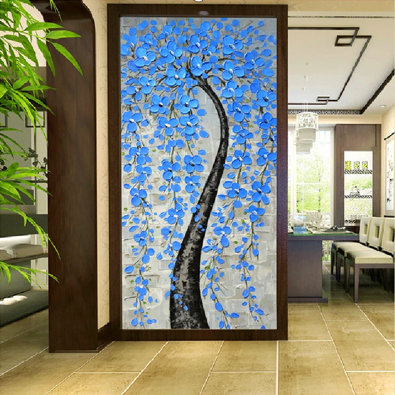 Diy Diamond Painting The Money Tree Of Happy Full Embroidery Decorated Living Room Mosaic Home Paintings A6213 | Дом и сад