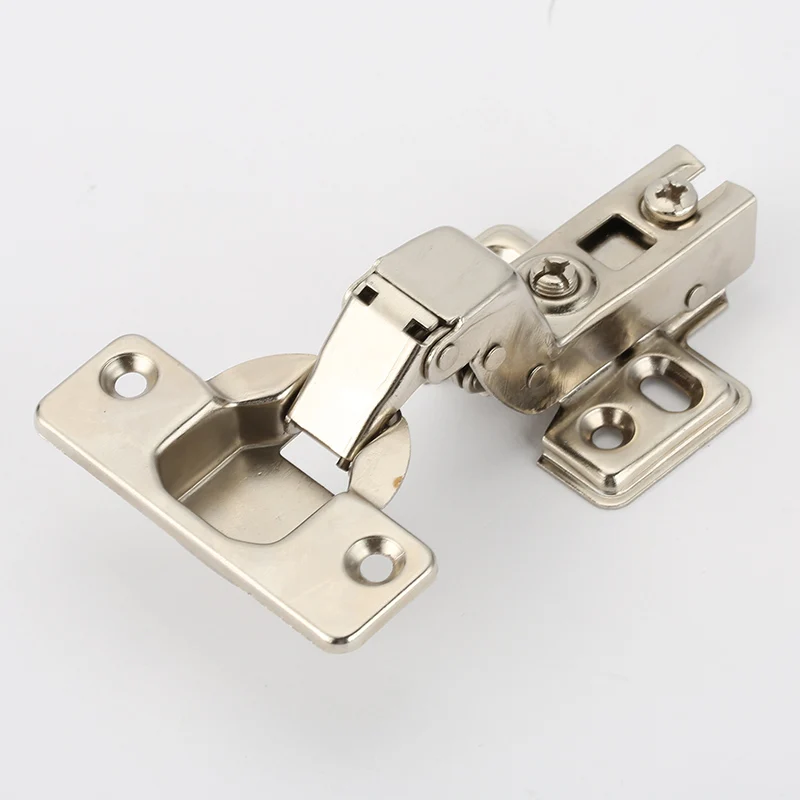 Embed Hinge Stainless Steel Door Hydraulic Satin Nickel Hinges Buffer Soft Close For Cabinet Furniture Hardware | Обустройство дома