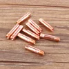 10Pcs/Pack Conductive Nozzle 0.8mm MB-15AK MIG/MAG M6 Welding Weld Torch Contact Tips Holder Gas Nozzle Part Tool Set 2022 HOT ► Photo 2/6