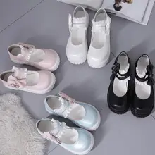 Для женщин девушка обувь Лук Лолита обувь кожаные туфли Прекрасный японский студент мягкие кеды для девочек обувь tbx116