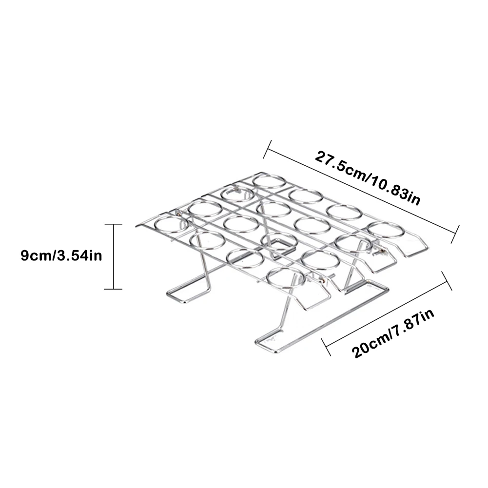 16 gridнержавеющая сталь мороженое конус стойка для показа самодельный лед крема держатели выпечки торт конус кекс охлаждающий лоток держатель стойки