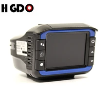 HGDO Russian 3 In 1 Multi-Function Car DVR Camera Radar Detector 2.7″ HD 1280*720 140 Degree Built-in GPS Logger Dash Cam