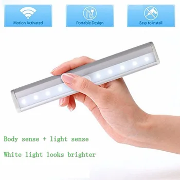 

LED Household induction lamp Intelligent night light LED Infrared sensing lamp infrared sensor lights cabinet lamp wardrobe lamp