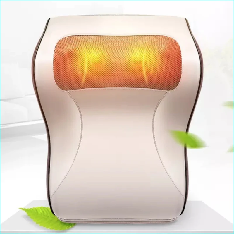 

Electric Neck Cervical Waist Shoulder Back Pulse Shiatsu Massage Pillow car back neck massage