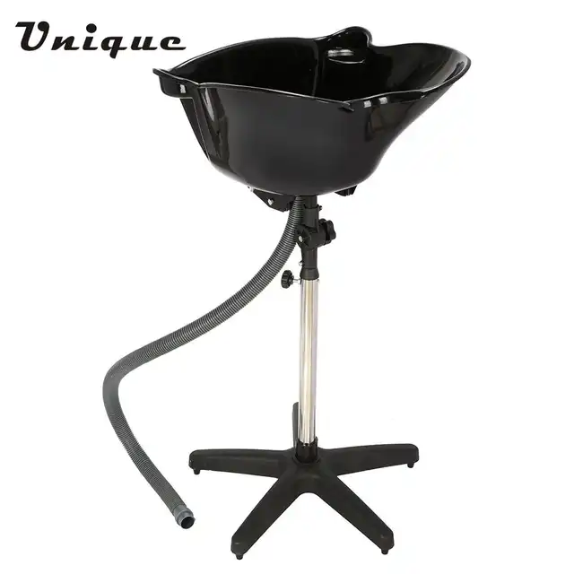 Yc 210 Hair Salon Portable Shampoo Sink Spa Deep Hair Shampoo Bowl Basin Adjustable Height Sink Basin With Drain Tool