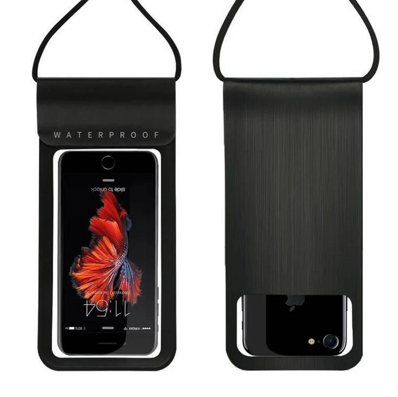 6.5” Waterproof Phone Case Touchscreen Cellphone Dry Diving Bag Pouch for iPhone 11 Pro Max Xiaomi MI 9 Lite Samsung A50 Case