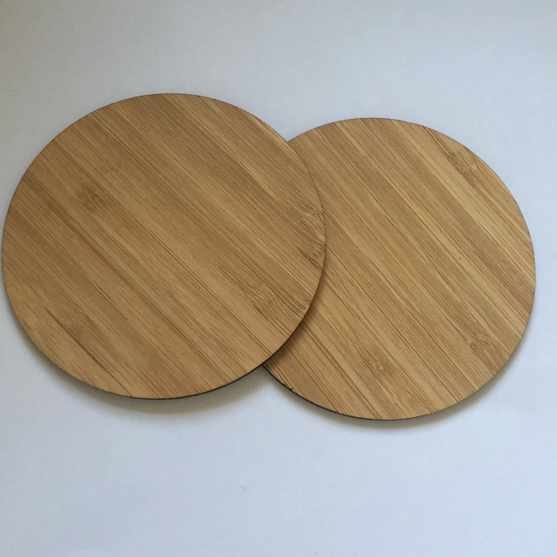 10 pcs round wooden bamboo drink coasters unfinished wood circle cup coasters home kitchen office table decoration