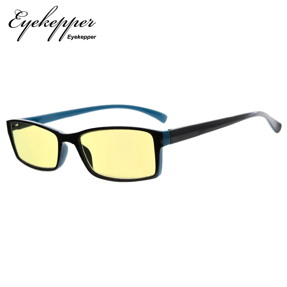 TMCG178 Eyekepper Blue Light Blocking Glasses маленькие прямоугольные линзы желтые тонированные