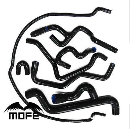 

MOFE 8Pcs Black Silicone Radiator Hose Kit For Saab 9 5 1999-2001