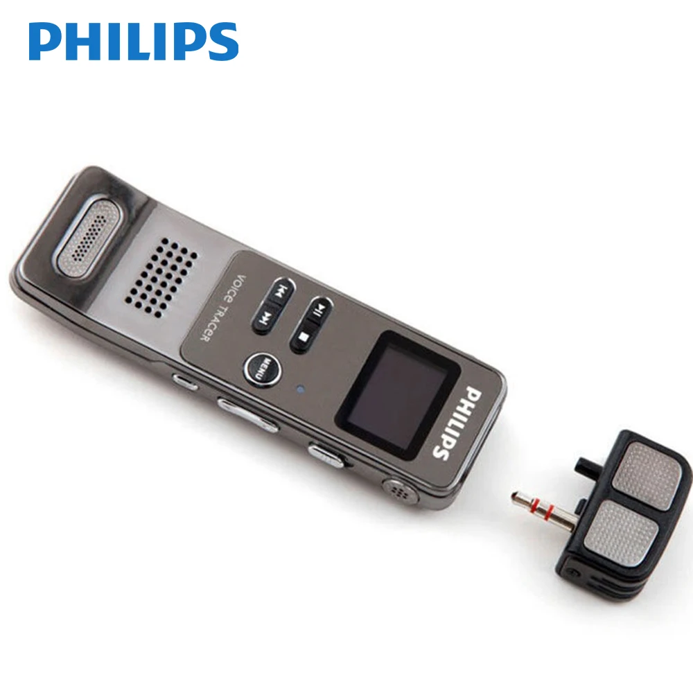 Philips PCM диктофон беспроводной микрофон HD шумоподавление мини диктофон 30 м запись на большие расстояния VTR7100