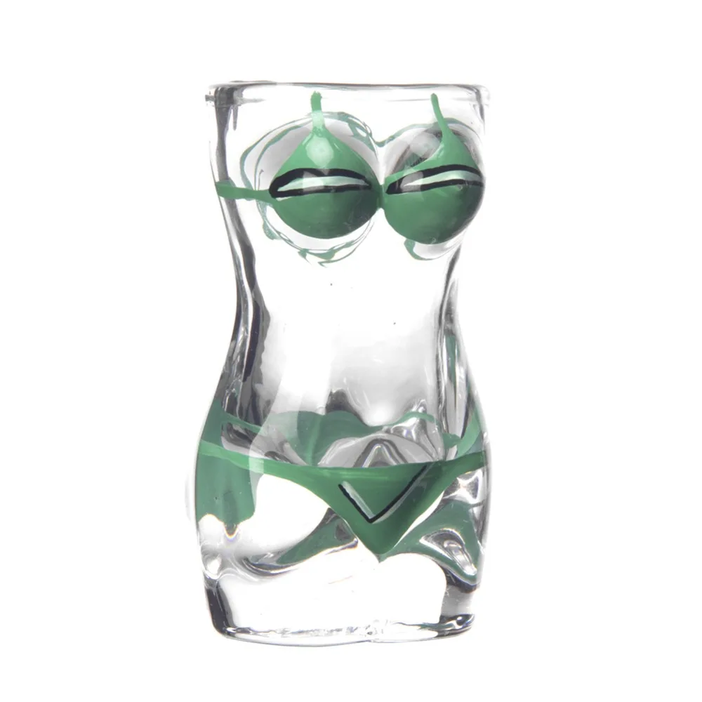 Мужская и женская личность форма человеческого тела прозрачная стеклянная Пивная кружка чашка для тела чашка для напитков Бар ночной клуб бокал для вина