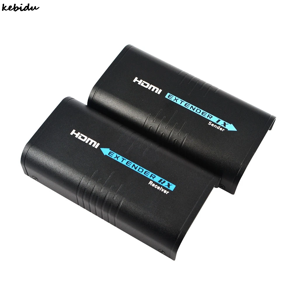 Kebidu черный 1080P беспроводной HDMI Ethernet сетевой передатчик приемник/удлинитель