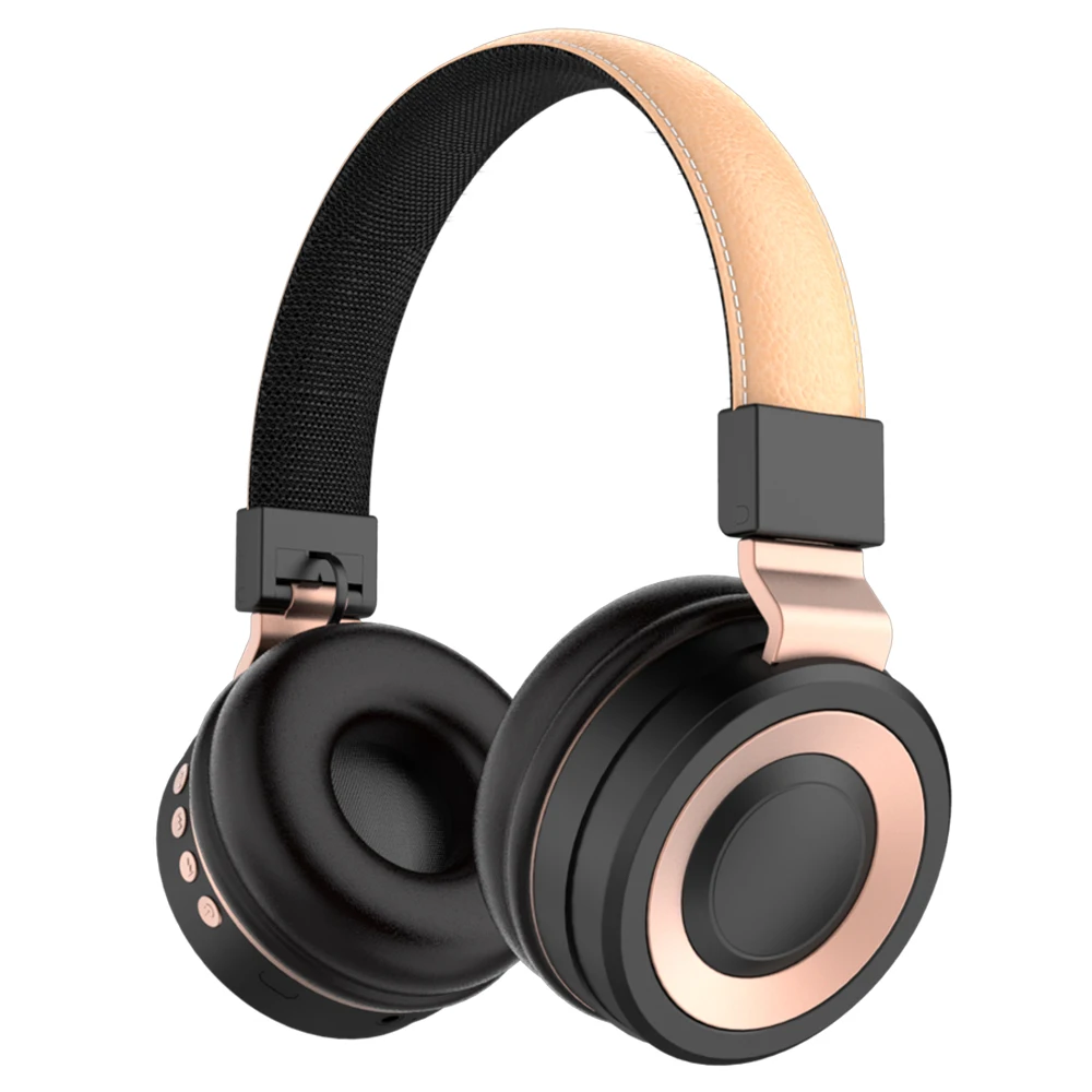 

Bluetooth Headset Wireless Folding Sports Headset Stereo Radio Multi-function PC Mobile Phone Music Earphones with Mic /TF Card