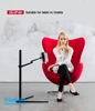 UP-6A floor stand for phone & tablet & ipad Holder Height/Angle Adjustable 4