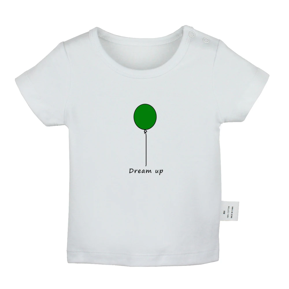 Dream Up Ballon/белые футболки для новорожденных с надписью «Find Your Tribe And Love Them» однотонные футболки с короткими рукавами и графикой для малышей