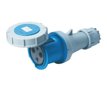 

N-2332 63A 220-250v 2P+E 3pin Industrial Mobile Socket with CE ROHS 1 Year Warranty IP67 Degree PA66
