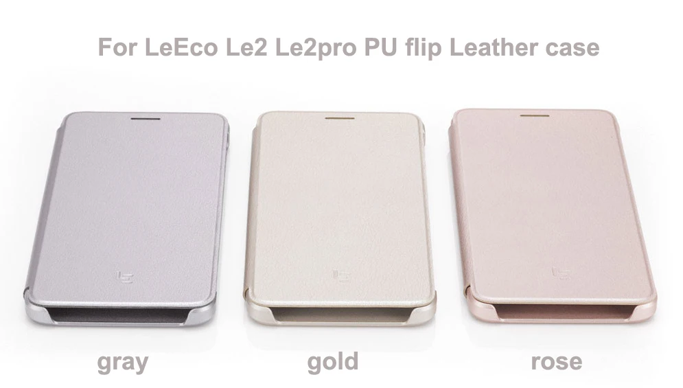 Чехол Leeco Le s3 Оригинальный чехол LeEco из искусственной кожи с откидной крышкой