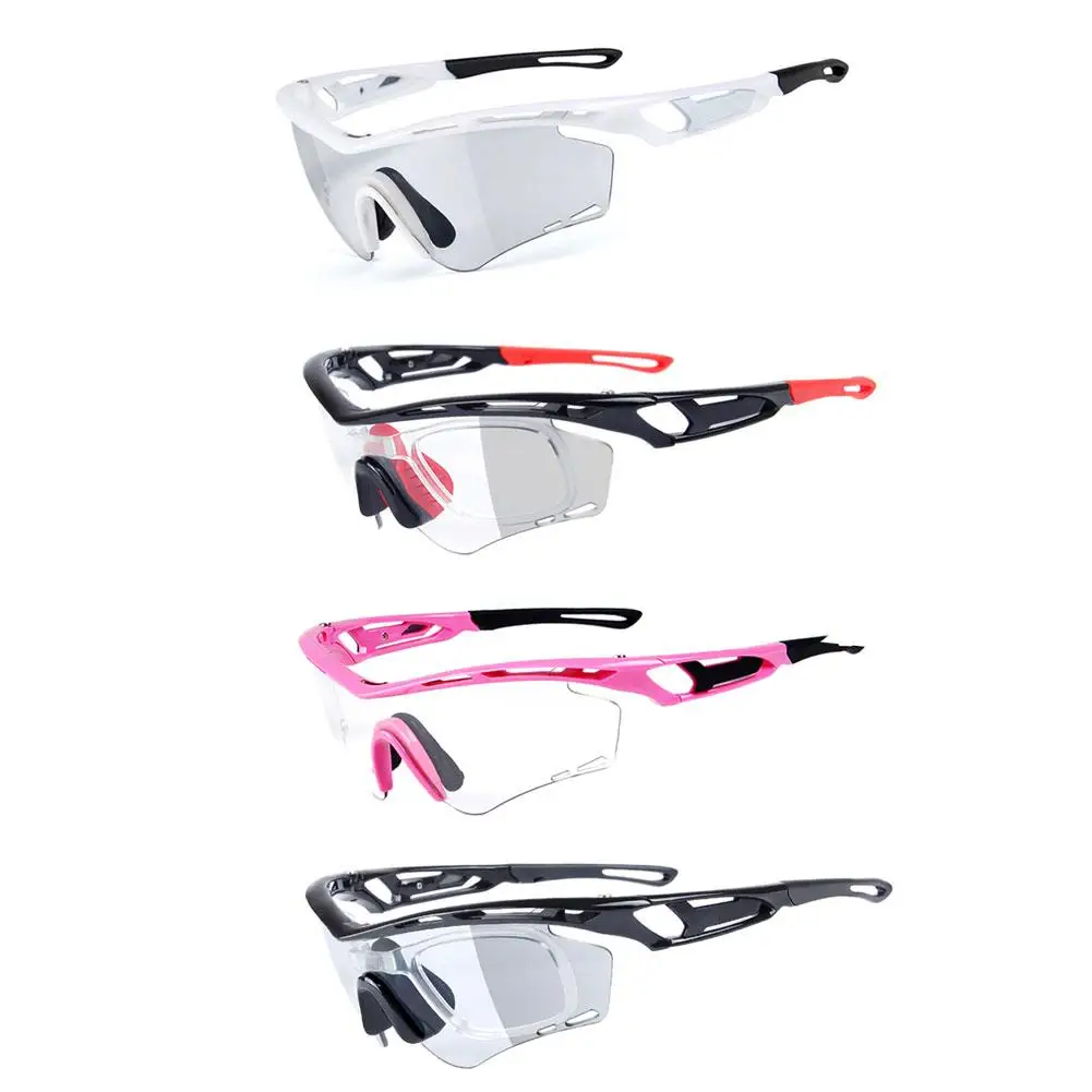 Photochromic Lenses Sports Windproof Glasses Goggles Set Riding Glasses